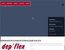 Tablet Screenshot of depflex.com